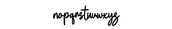 Supporty Font LOWERCASE