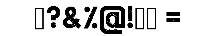 Surface Texture Regular Font OTHER CHARS
