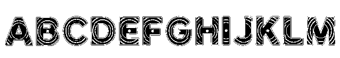 Surge Regular Font UPPERCASE
