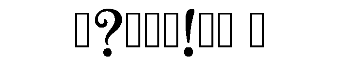 Suri Regular Font OTHER CHARS