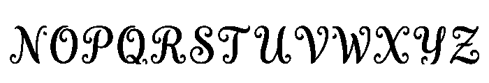Suri Regular Font UPPERCASE