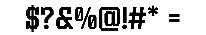 SurviousFive-Regular Font OTHER CHARS
