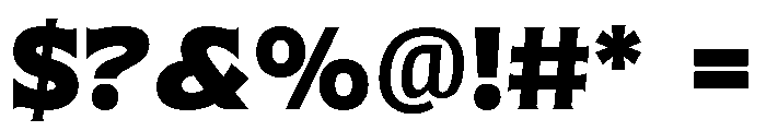 SurviousFour-Bold Font OTHER CHARS