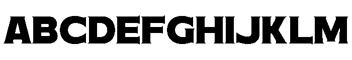 SurviousFour-Bold Font UPPERCASE