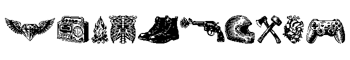 SurviousIllustration Font OTHER CHARS