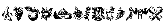 SurviousIllustration Font UPPERCASE