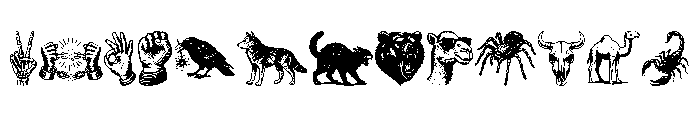 SurviousIllustration Font UPPERCASE