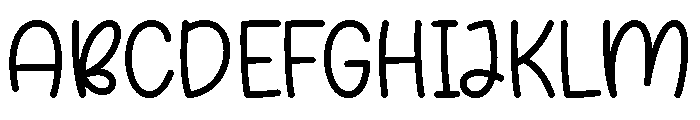 Survival Teacher Font UPPERCASE