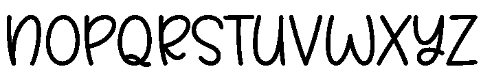Survival Teacher Font UPPERCASE