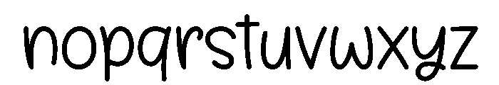 Survival Teacher Font LOWERCASE