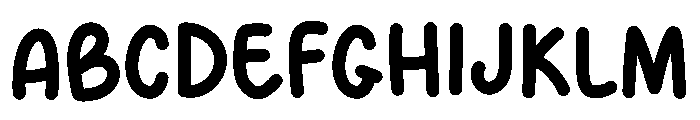 Sushi Panda Font UPPERCASE