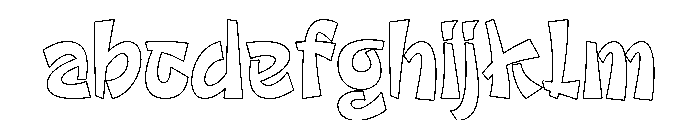 Susuke Endi Outline FONT