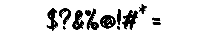 Suttakri Font OTHER CHARS