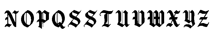 Suzanne Regular Font UPPERCASE