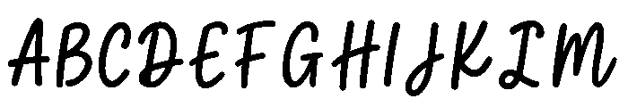 sunmood_script Font UPPERCASE