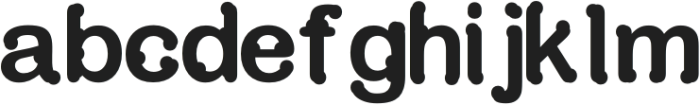 SUBWAY FONT Regular otf (400) Font LOWERCASE