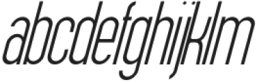 SUMBIRA Light Italic otf (300) Font LOWERCASE