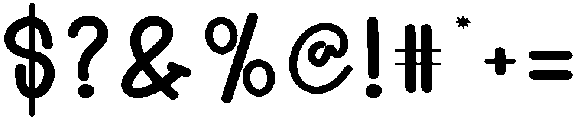 SUMMER Regular otf (400) Font OTHER CHARS
