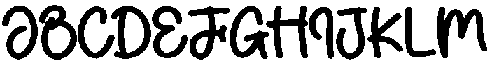 SUMMER Regular otf (400) Font UPPERCASE