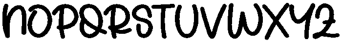 SUMMER Regular otf (400) Font UPPERCASE