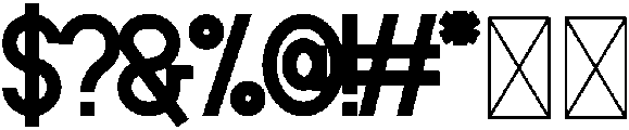 SUNDAY Regular otf (400) Font OTHER CHARS