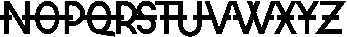 SUNDAY Regular otf (400) Font UPPERCASE