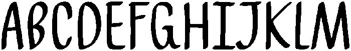 SUNDAY Regular otf (400) Font UPPERCASE