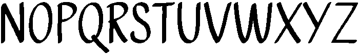 SUNDAY Regular otf (400) Font UPPERCASE