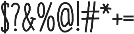 SUNN Line Serif Caps otf (700) Font OTHER CHARS