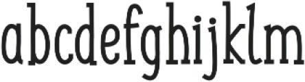 SUNN Line Serif otf (700) Font LOWERCASE
