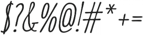 SUNN Pro Regular Italic otf (400) Font OTHER CHARS