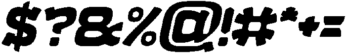 SUNSHINE Italic otf (400) Font OTHER CHARS