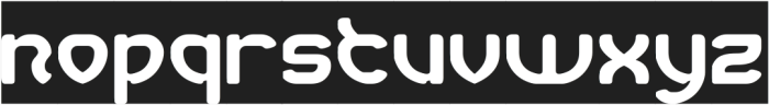 SUPER FRIENDLY-Inverse otf (400) Font LOWERCASE