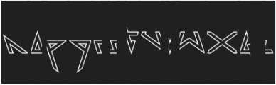 SUPERSTAR-Hollow-Inverse otf (400) Font LOWERCASE
