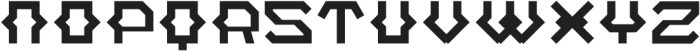 SUPOS Regular ttf (400) Font LOWERCASE