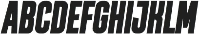 SUPR Italic otf (400) Font UPPERCASE