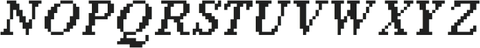 SubatomicBits ttf (400) Font UPPERCASE