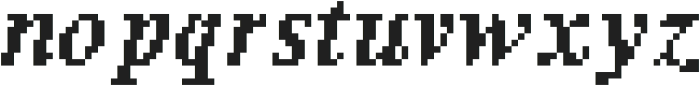 SubatomicBits ttf (400) Font LOWERCASE