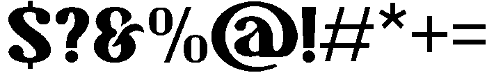 Sublime Regular otf (400) Font OTHER CHARS