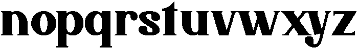 Sublime Regular otf (400) Font LOWERCASE