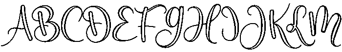 Sublime Regular otf (400) Font UPPERCASE