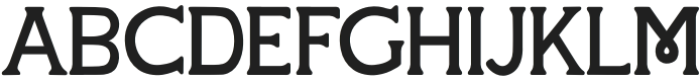Suffolk Serif otf (400) Font UPPERCASE
