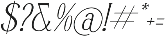 Sufinter Italic otf (400) Font OTHER CHARS