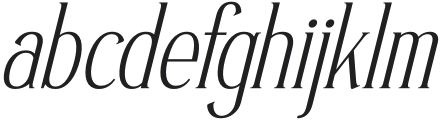 Sufinter Italic otf (400) Font LOWERCASE