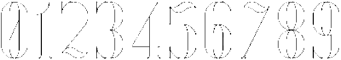 Sugar Outline otf (400) Font OTHER CHARS