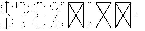 Sugar Outline otf (400) Font OTHER CHARS