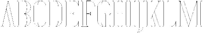 Sugar Outline otf (400) Font UPPERCASE