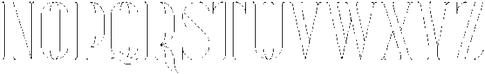 Sugar Outline otf (400) Font LOWERCASE