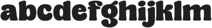 Sugar Peachy Black otf (900) Font LOWERCASE