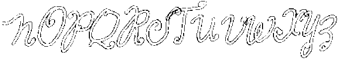 Sugar Pie Honey Outline otf (400) Font UPPERCASE